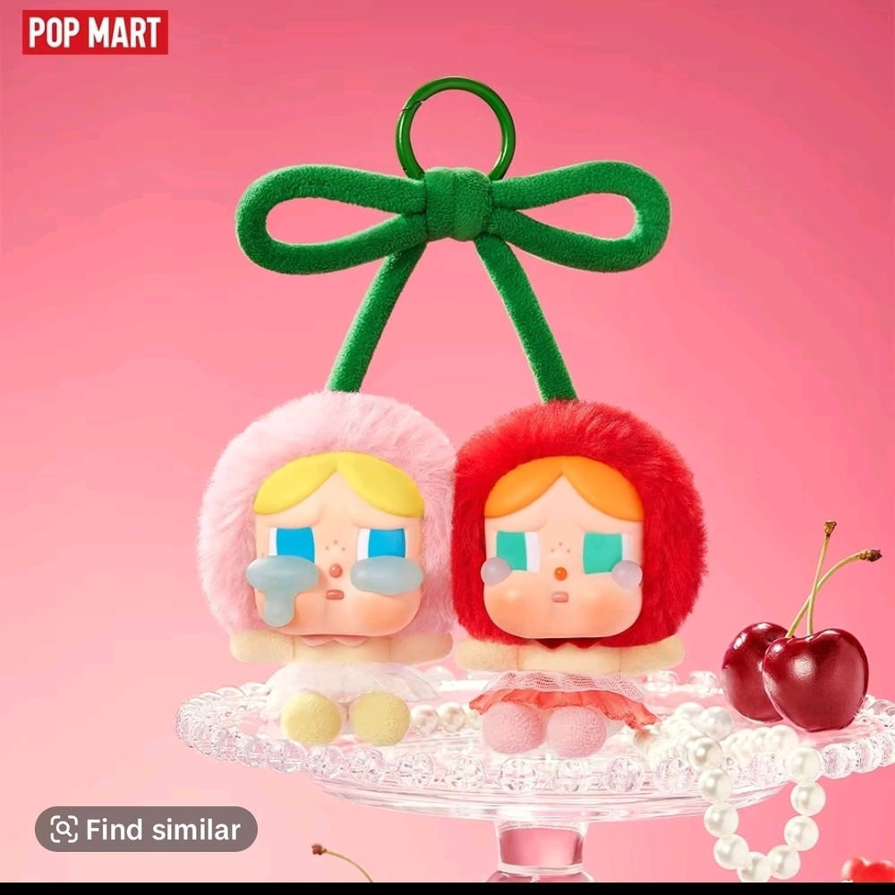 Crybaby Crying for Love Vinyl Plush Hanging Card (Love You Cherry Much) Pendant